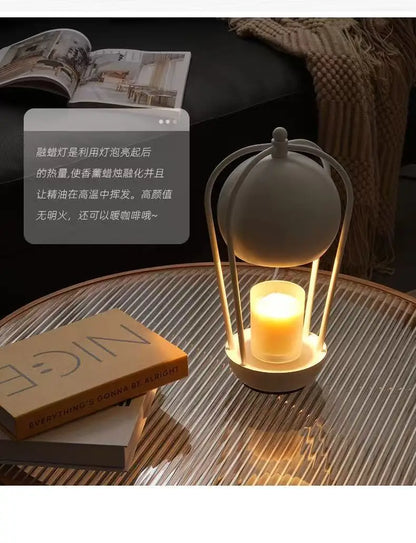 Hot Air Balloon Candle Warmer Lamp with Timer Options