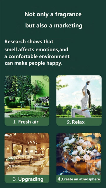 Portable Waterless Essential Oil Diffuser with 3 Mist Modes