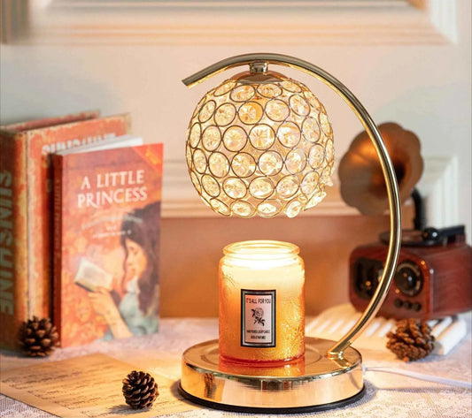 Crystal Candle Warmer Lamp with Dimmer