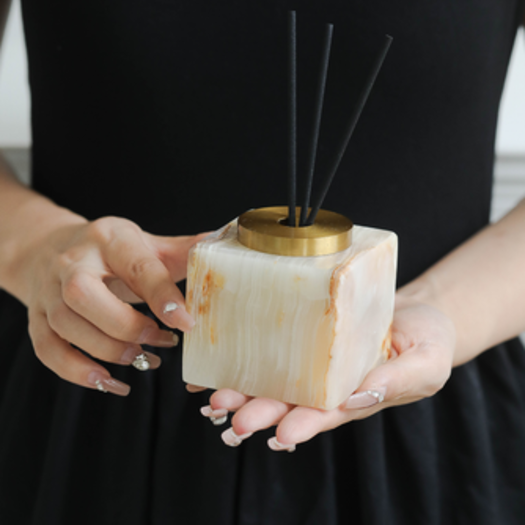 Simple Nordic Marble Aromatherapy Bottle Reed Diffuser