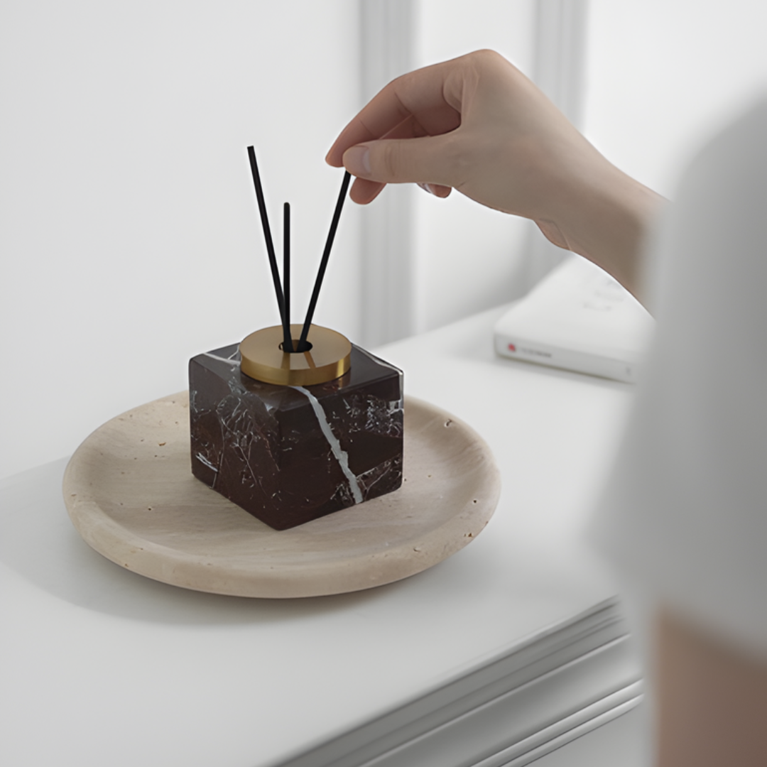 Simple Nordic Marble Aromatherapy Bottle Reed Diffuser