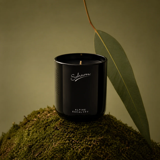 Sohum Alpine Eucalypt Signature Candle 420g - The Gift Company
