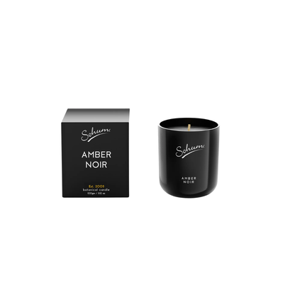 Sohum Amber Noir Signature Candle 100g - The Gift Company