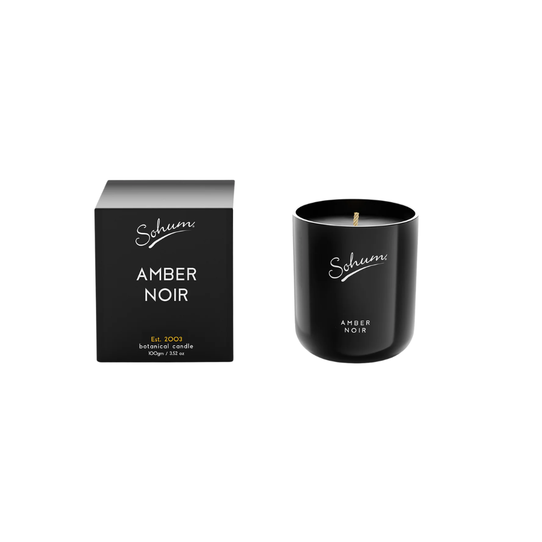 Sohum Amber Noir Signature Candle 420g - The Gift Company