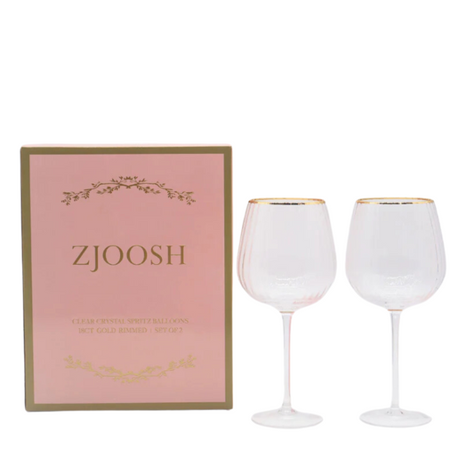 Zjoosh Soiree Crystal Spritz Balloon Clears