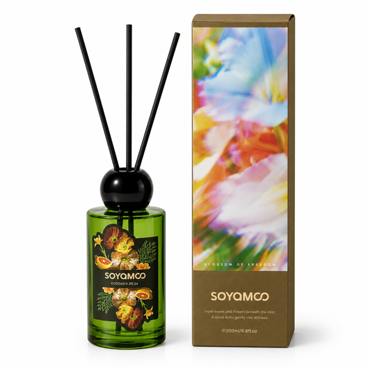 SOYAMOO Healing Wood Longjing Wilderness Reed Diffuser 200mL