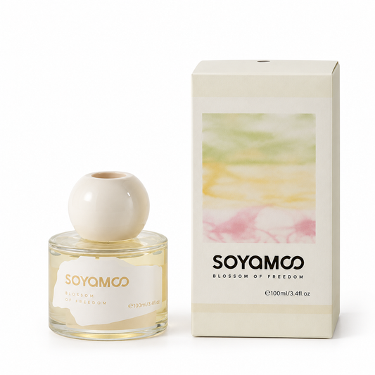 SOYAMOO Moonlit Gardenia Scent Boutique Reed Diffuser 90mL