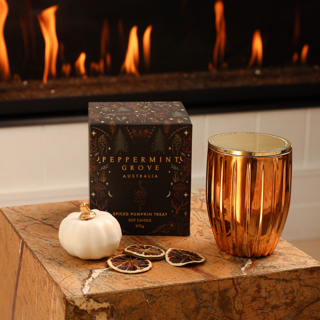 Peppermint Grove Spiced Pumpkin Treat Soy Candle 370g