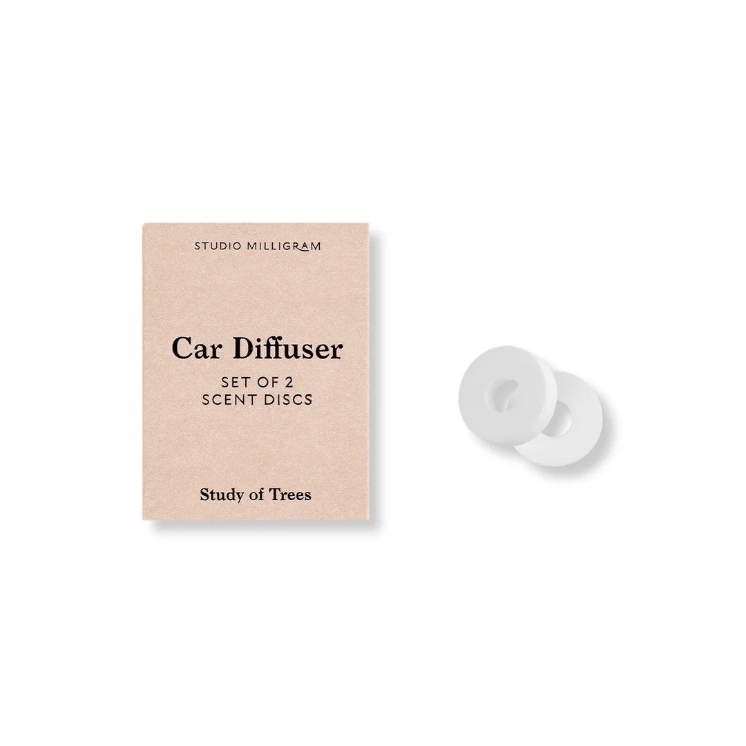 Studio Milligram Car Diffuser Study of Trees Fragrance Refill Set of 2