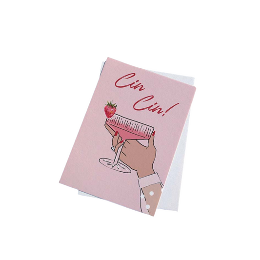 Susan Keiran Greeting Card Cin Cin