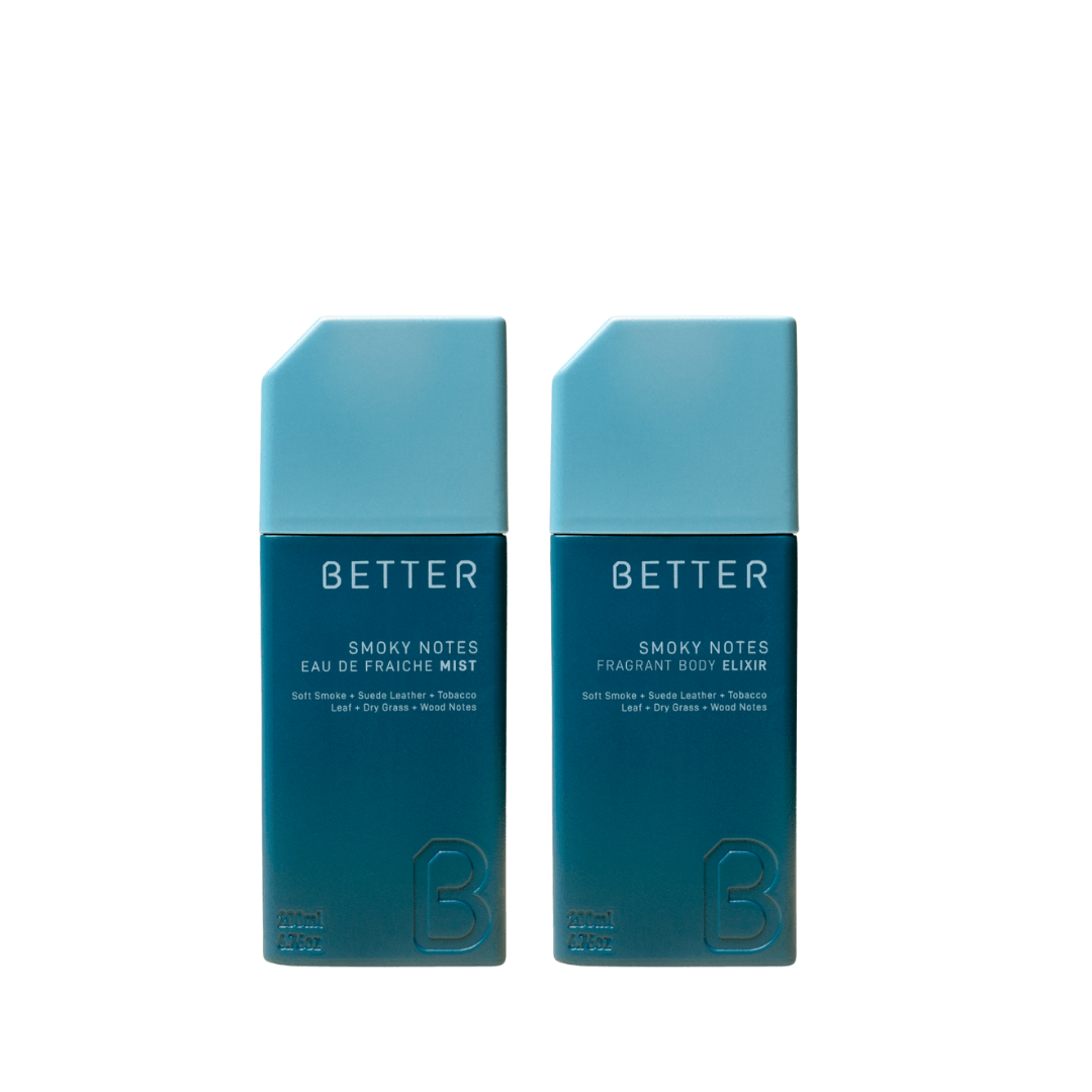 The Better Brand Fragrant Body Lotion & Body Mist Bundle - Smoky Notes