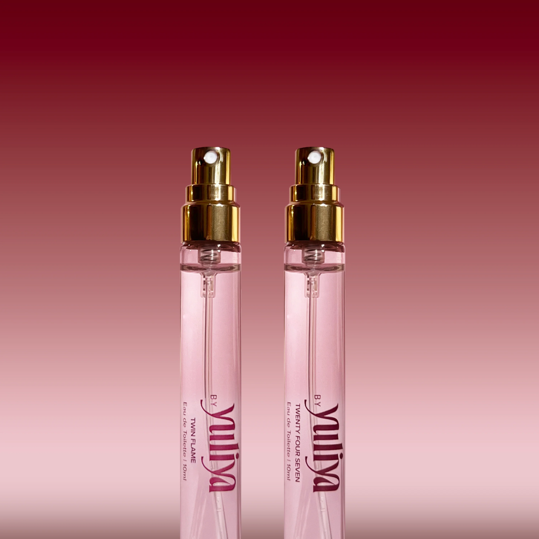 By Yuliya Fragrances Perfume Mist Travel Duo Twenty Four Seven & Twin Flame