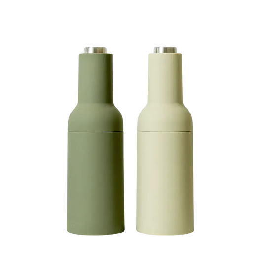 Sage & Cooper Thea Automatic Salt & Pepper Grinders - Moss & Sage