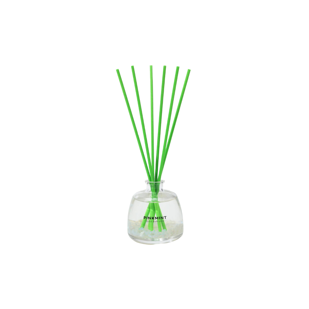 Pinkmint Candle Blooming Solo Reed Diffuser Crystal Infused (Mandarin & Basil) 200ml