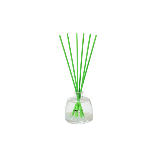 Pinkmint Candle Blooming Solo Reed Diffuser Crystal Infused (Mandarin & Basil) 200ml