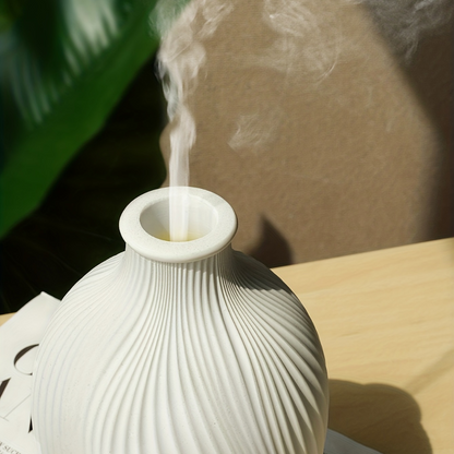 USB-Powered Ultrasonic Cool Mist Humidifier Elegant White