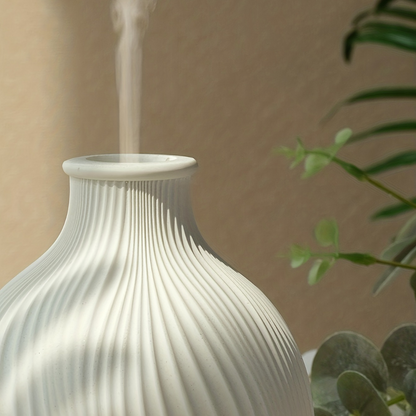 USB-Powered Ultrasonic Cool Mist Humidifier Elegant White