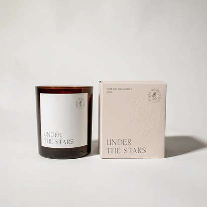 Three More Days UNDER THE STARS Amber Candle 200g