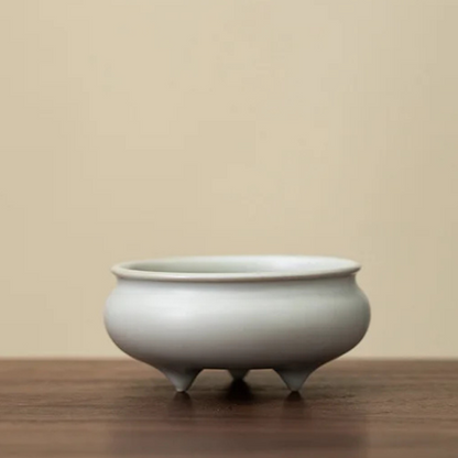 Three-Legged Ceramic Incense Holder & Waterfall Burner