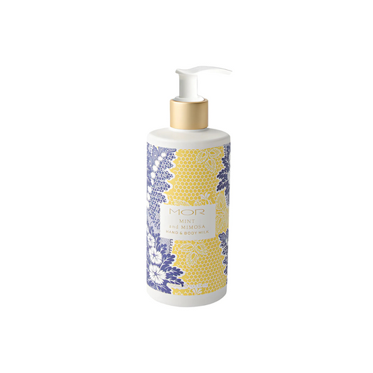 MOR Jardiniere Mint and Mimosa Hand & Body Milk 300mL