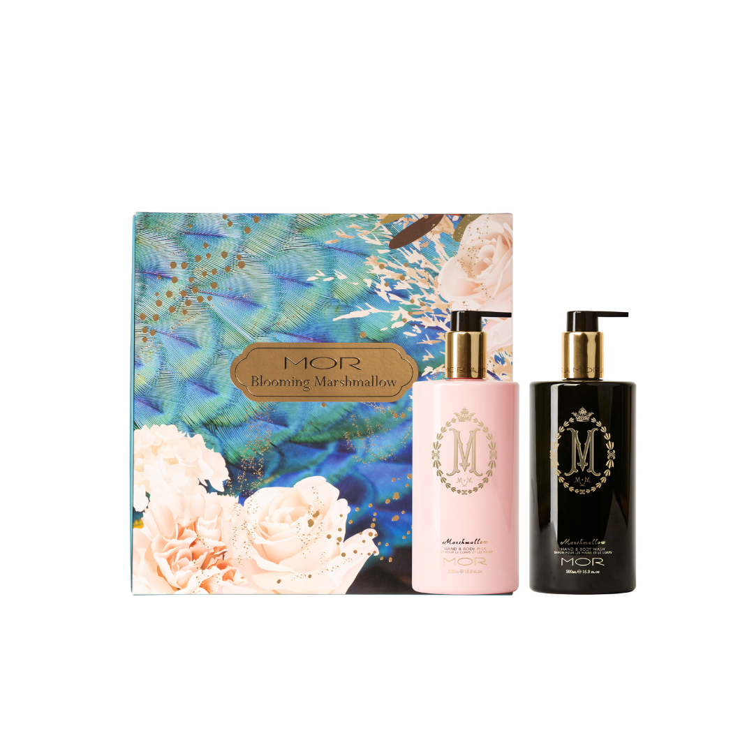 MOR Blooming Marshmallow Duo (Hand & Body Wash, Hand & Body Milk)