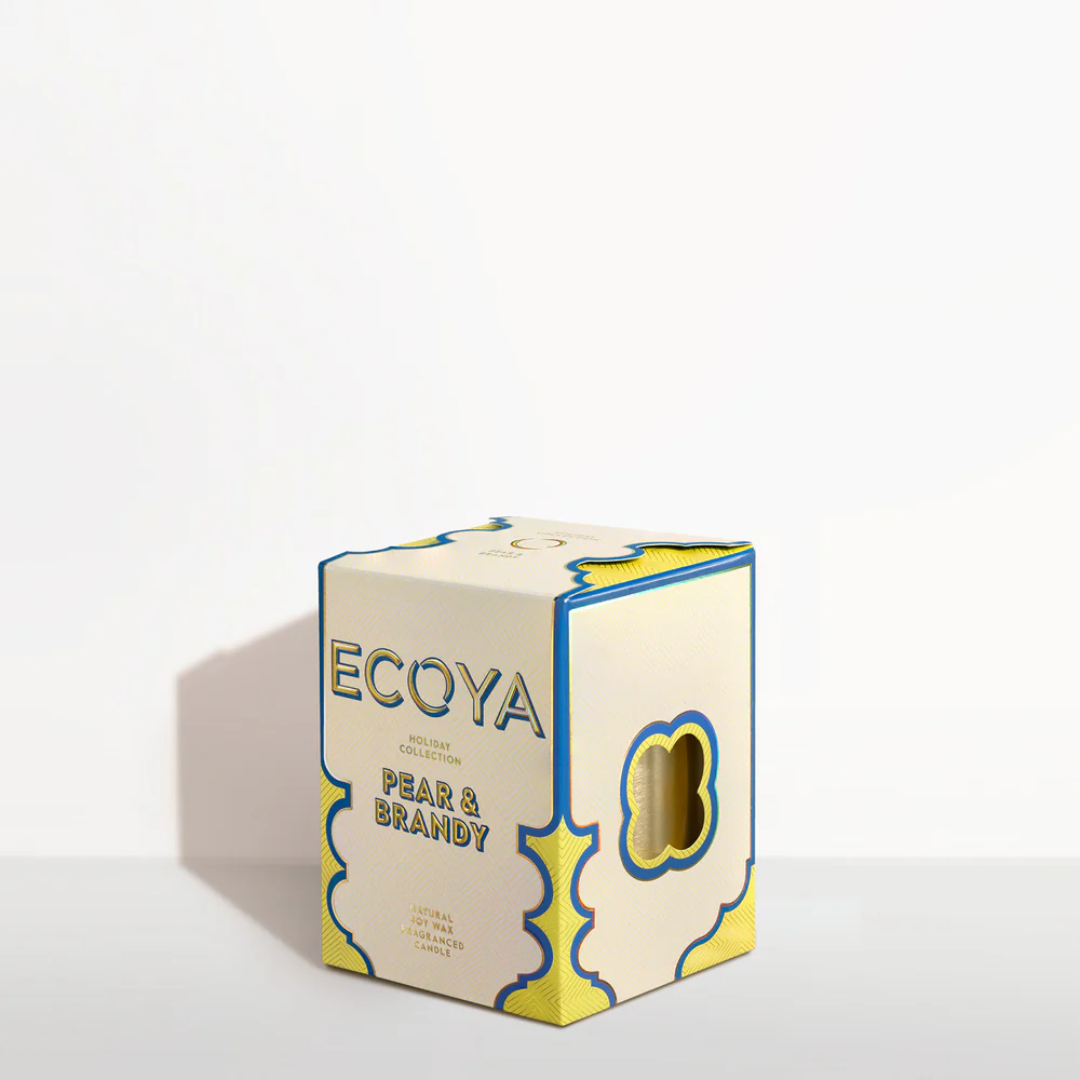 ECOYA Pear & Brandy Goldie Candle Holiday Collection 460g