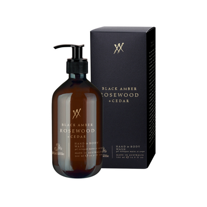 Urban Rituelle Hand & Body Wash - Black Amber, Rosewood & Cedar 500mL