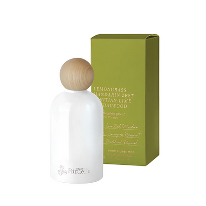 Urban Rituelle Lemongrass, Mandarin Zest, Tahitian Lime, Sandalwood Room & Linen Mist 100mL