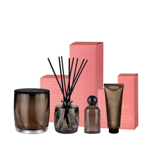 Urban Rituelle Velvet Rose Garden, Patchouli, Amber Complete Bundle