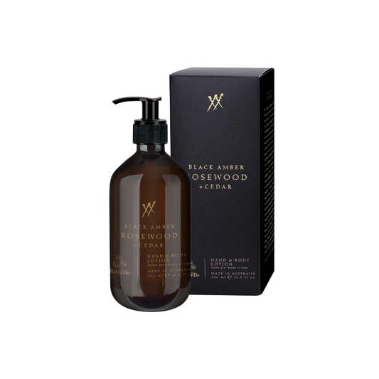 Urban Rituelle Black Amber, Rosewood & Cedar Hand & Body Lotion 500ml - The Gift Company