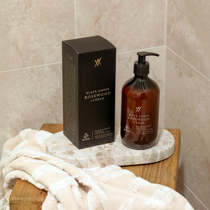 Urban Rituelle Black Amber, Rosewood & Cedar Hand & Body Lotion 500ml