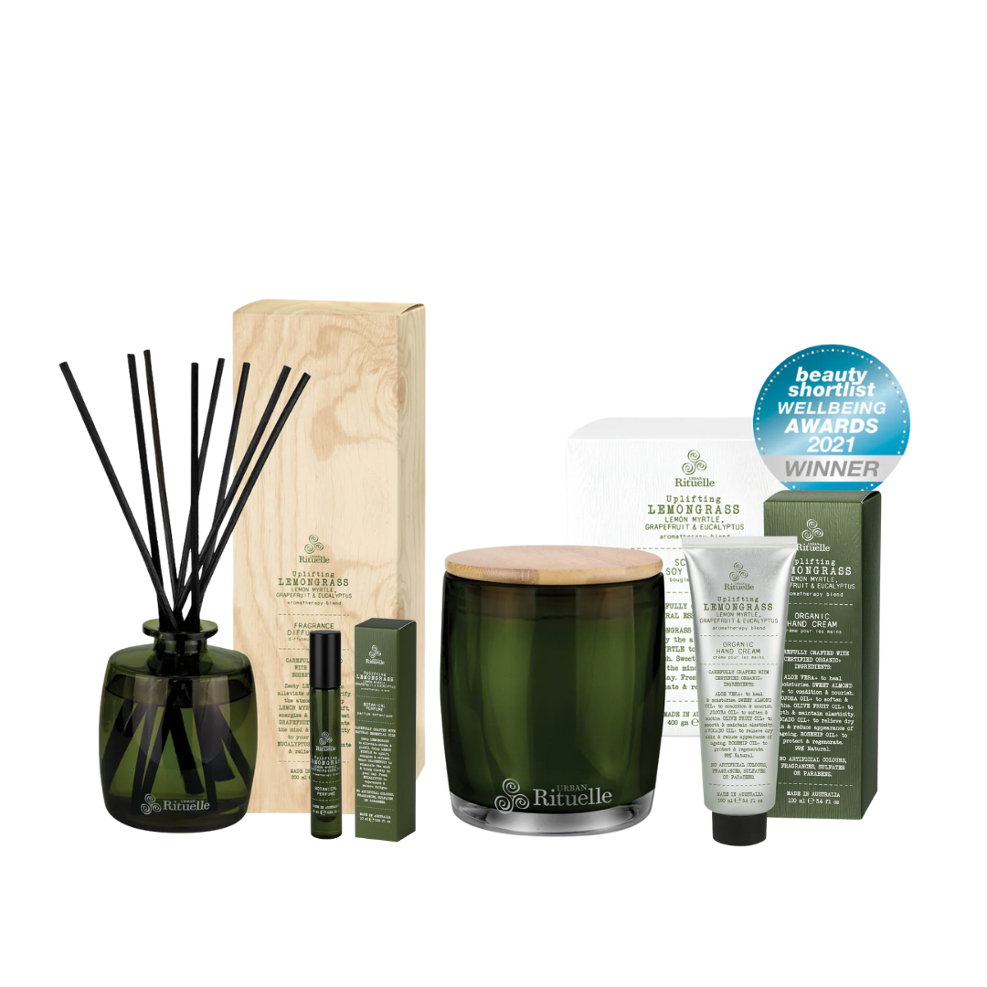 Urban Rituelle Scent Layering Bundle – Lemongrass, Lemon Myrtle, Grapefruit & Eucalyptus - The Gift Company
