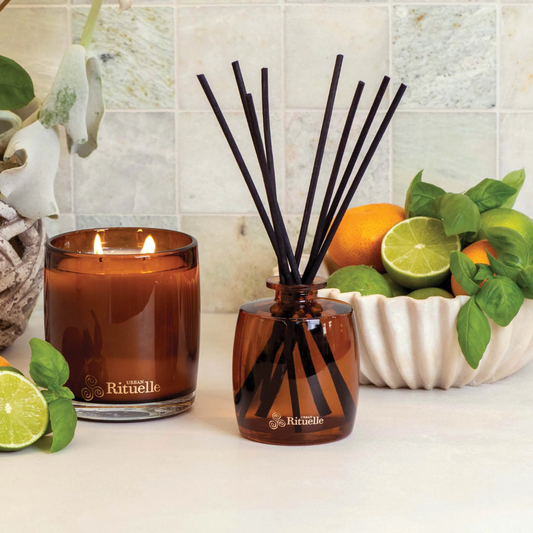 Urban Rituelle Diffuser - Mandarin, Basil & Lime 220mL - included in Urban Rituelle Mandarin, Basil & Lime Candle 140g & Diffuser 220mL Bundle