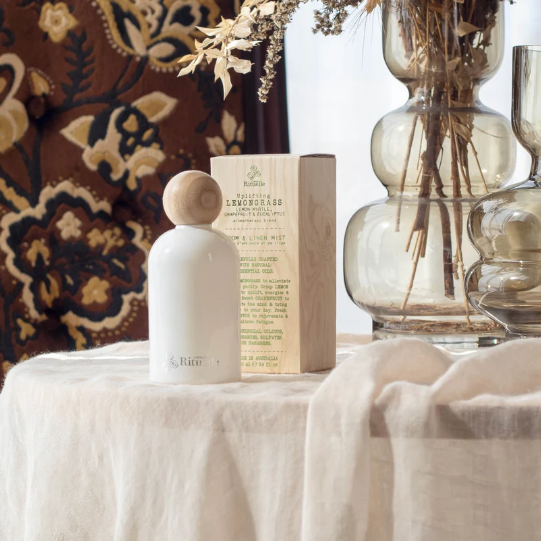 Urban Rituelle Lemongrass, Lemon Myrtle, Grapefruit & Eucalyptus Room & Linen Mist 100mL