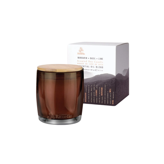 Urban Rituelle Mandarin, Basil & Lime Candle 400g
