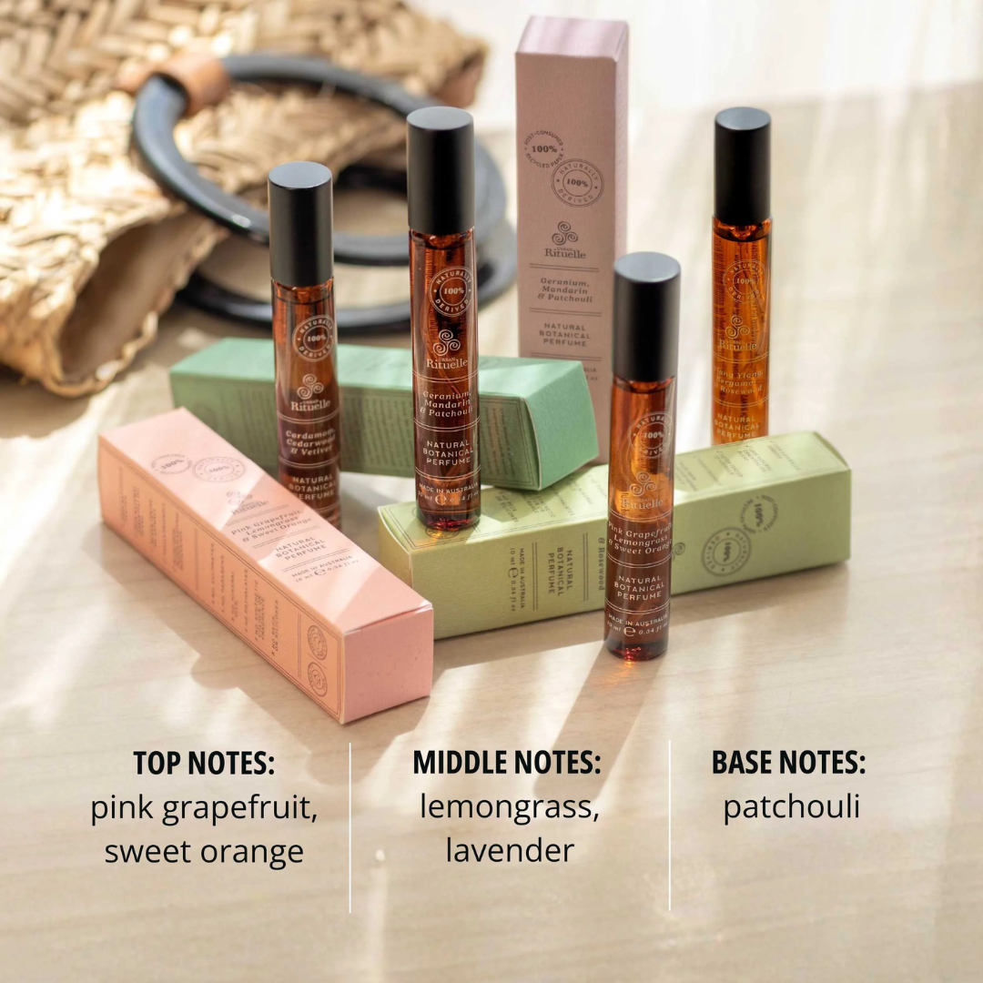 Urban Rituelle Natural Botanical Parfum Pink Grapefruit, Lemongrass & Sweet Orange Eau de Parfum 10mL