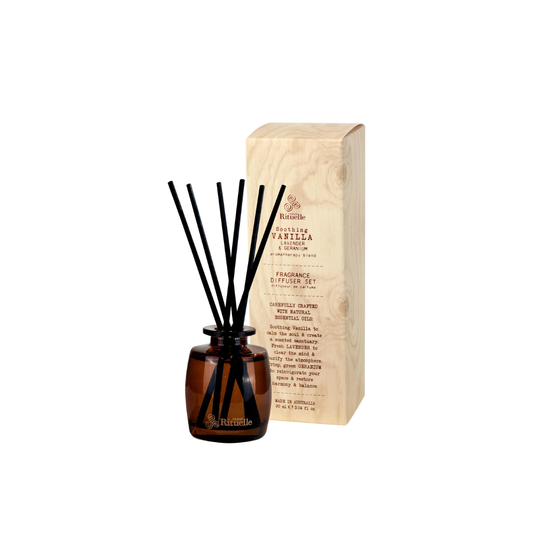 Urban Rituelle Vanilla, Lavender & Geranium Mini Fragrance Diffuser Set 90mL