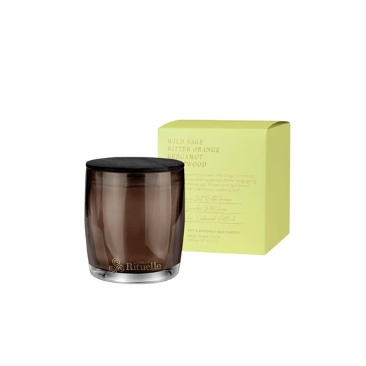 Urban Rituelle Wild Sage, Bitter Orange, Bergamot, Driftwood Candle 400g
