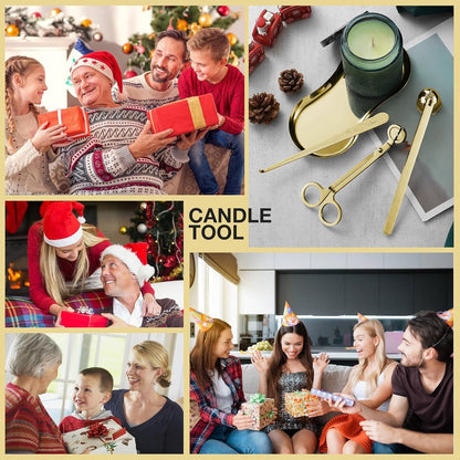 Gold Candle Care Gift Set – 3 Pieces