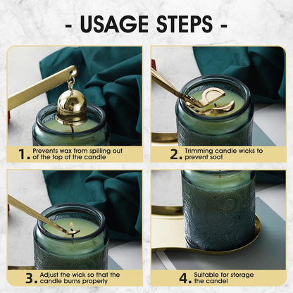 Gold Candle Care Gift Set – 3 Pieces