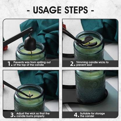 Black Candle Care Gift Set – 3 Pieces