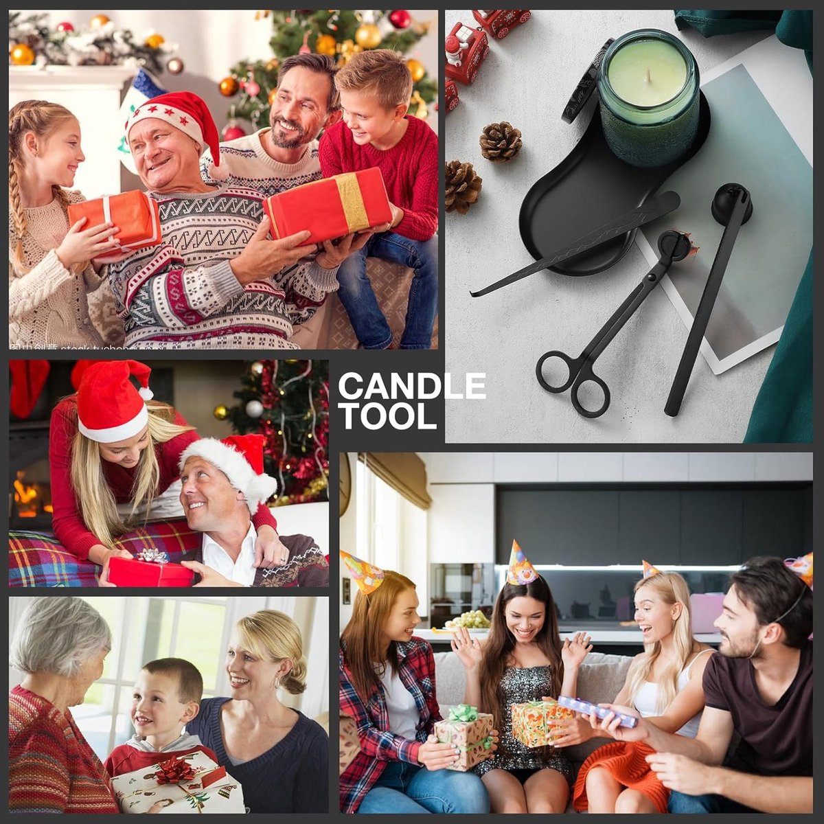 Black Candle Care Gift Set – 3 Pieces