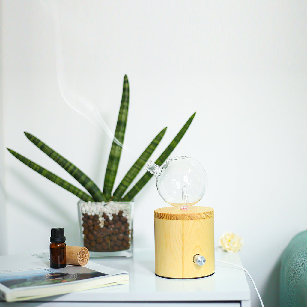 Geometry Cylinder Waterless Essential Oil Diffuser