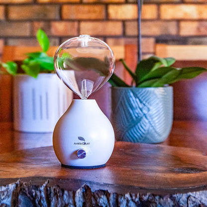Hourglass Waterless Essential Oil Diffuser – White