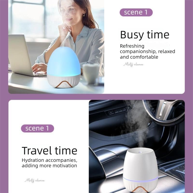 White Bud Ultrasonic Aroma Diffuser 150mL