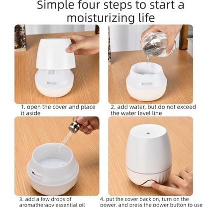 White Bud Ultrasonic Aroma Diffuser 150mL