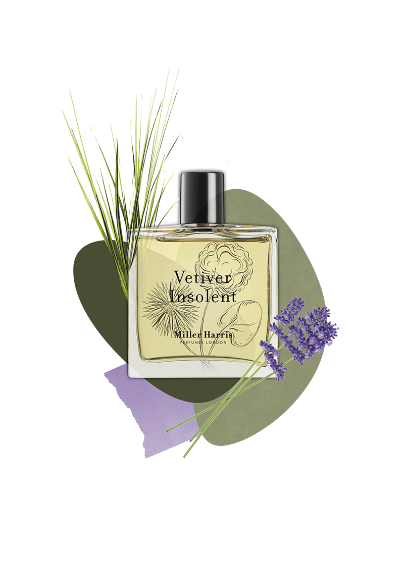 Miller Harris Vetiver Insolent official styled fragrance image