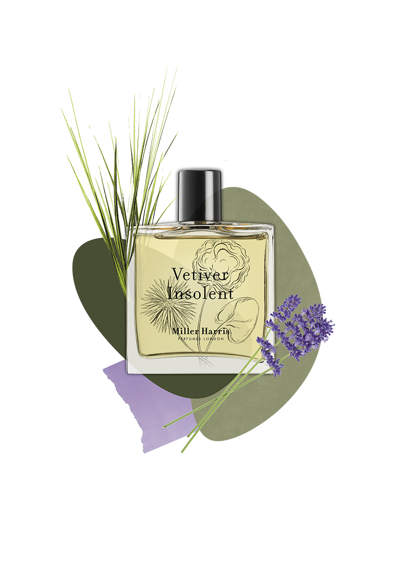 Miller Harris Vetiver Insolent official styled fragrance image