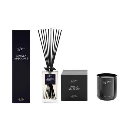 Sohum Vanilla Absolute Signature Candle 420g & Diffuser 160ml Bundle