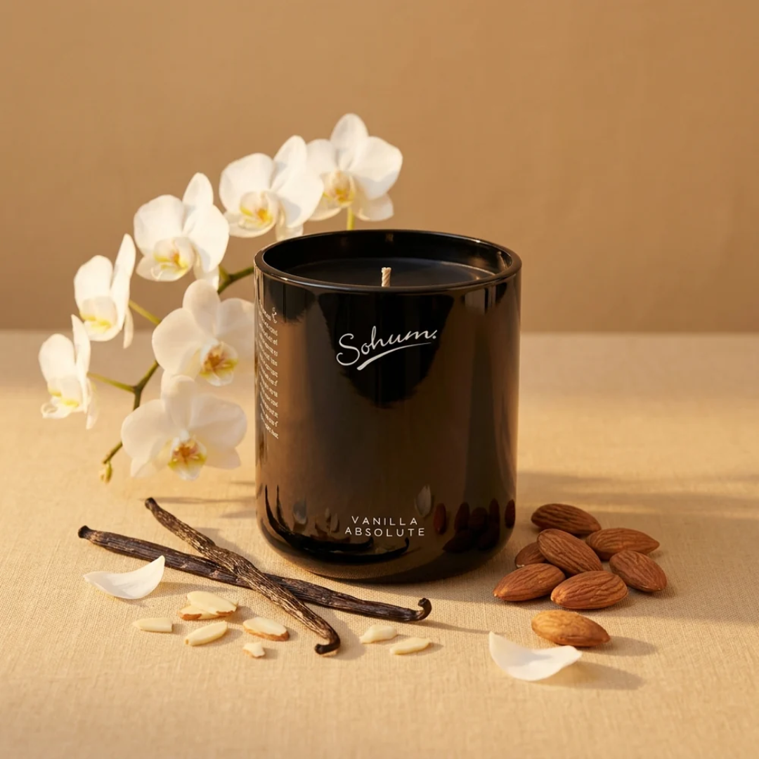 Sohum Vanilla Absolute Signature Candle 420g & Diffuser 160ml Bundle